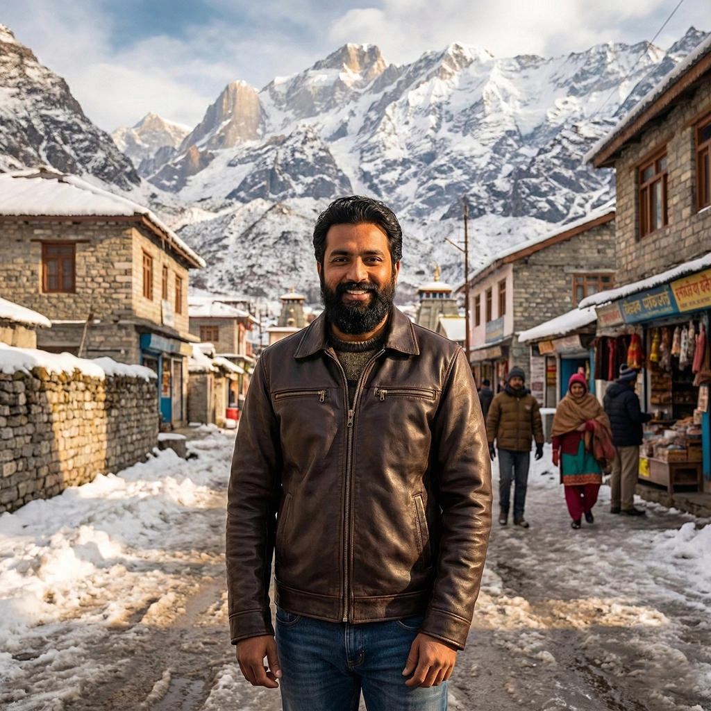 Rare Stitched Men’s Vintage Leather Trucker Jacket – Distressed Brown Field Coat with Zip Pockets - Image 4